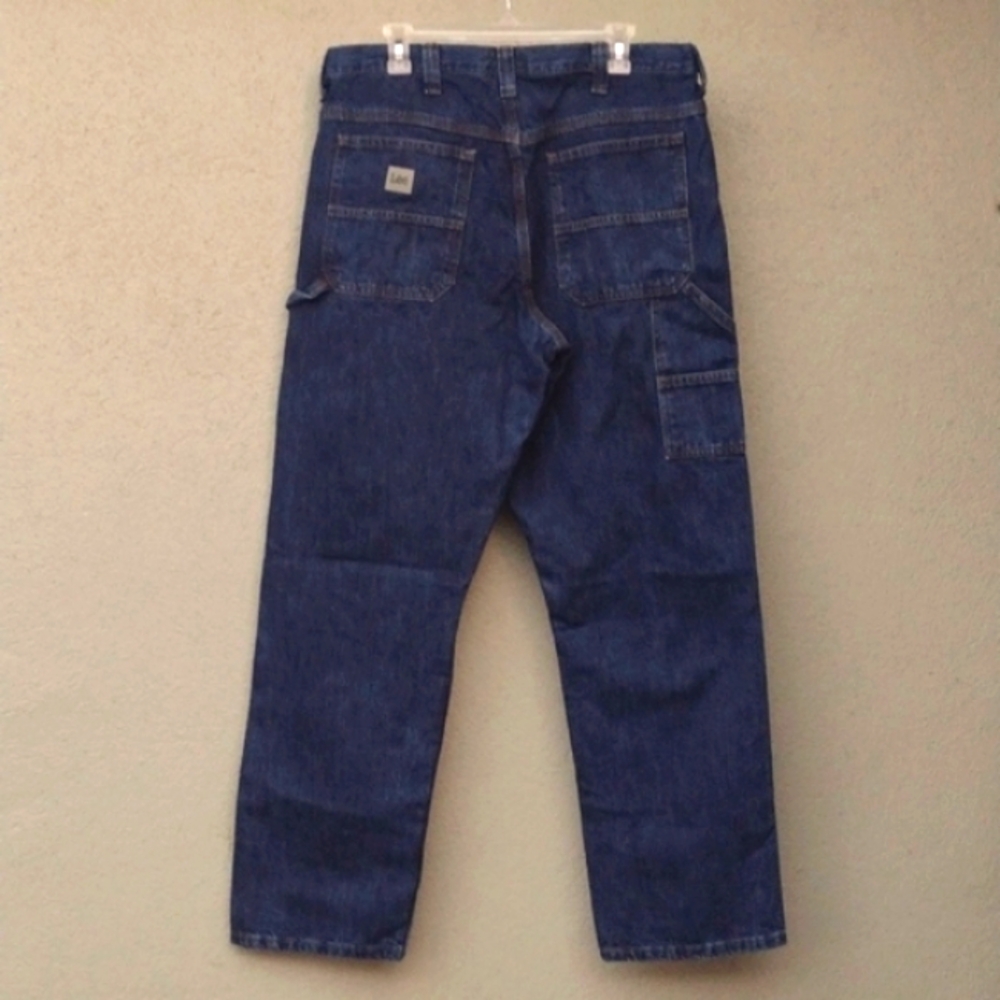 Lee Dark Blue Loose Fit Carpenter Denim Jeans 36x32